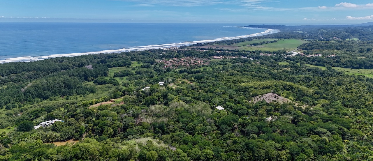 Aerial view of Playa Bejuco Costa Rica