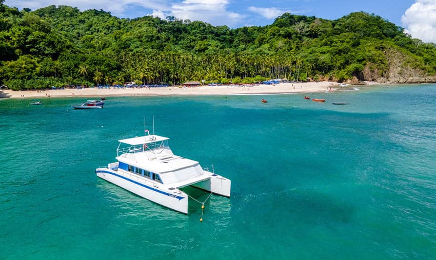 Catamaran at Tortuga Island Costa Rica