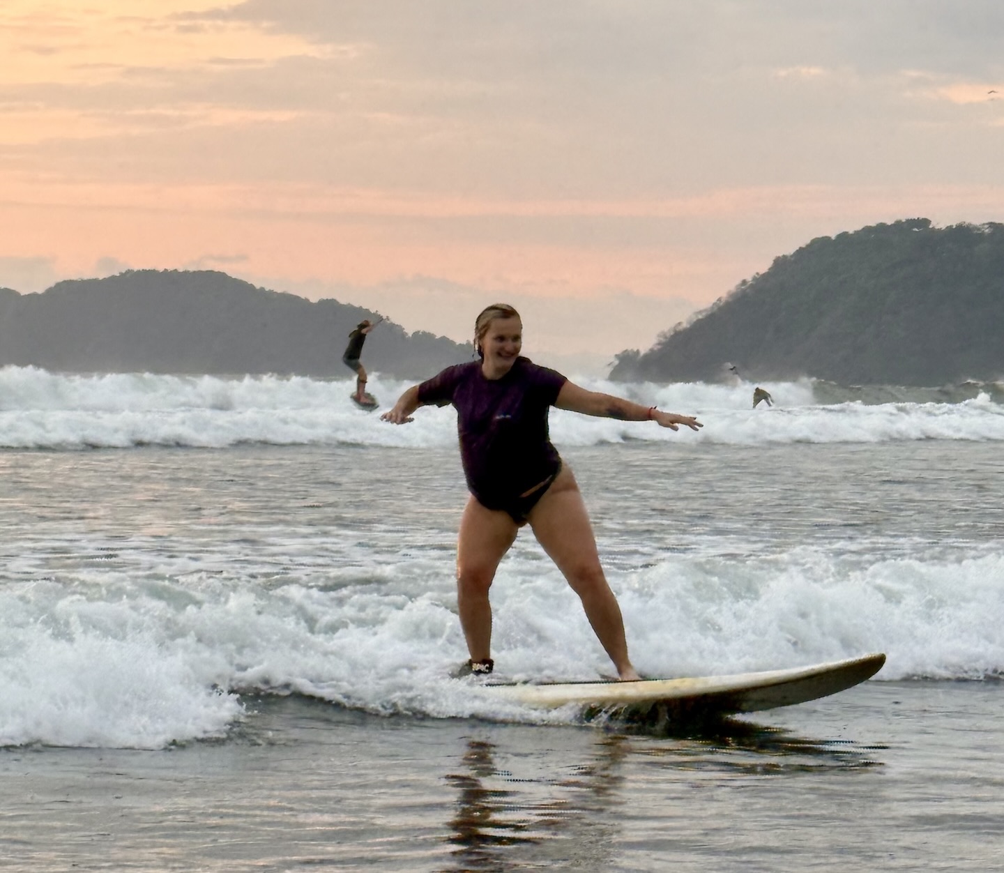 Surfing at Jaco Costa Rica