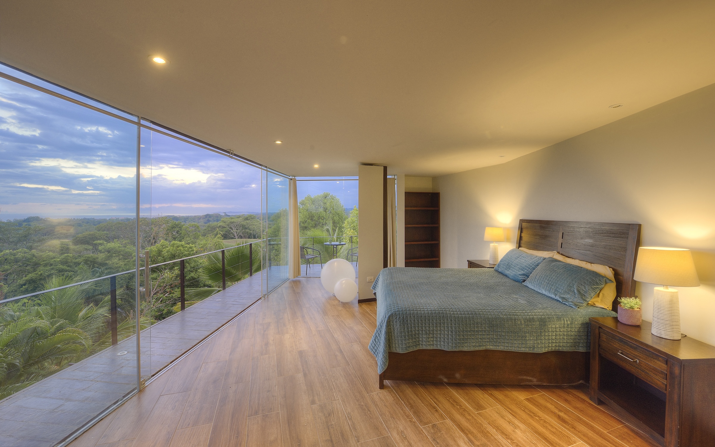 Master bedroom with ocean views