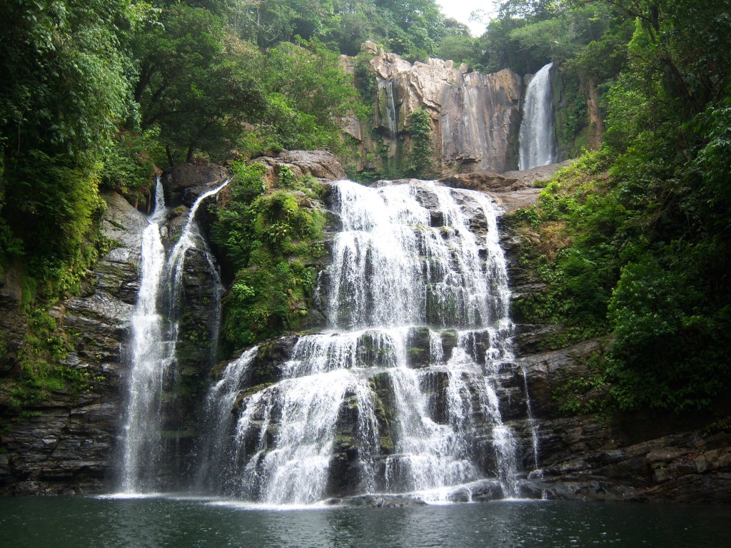 Nauyaca lower waterfall Costa Rica